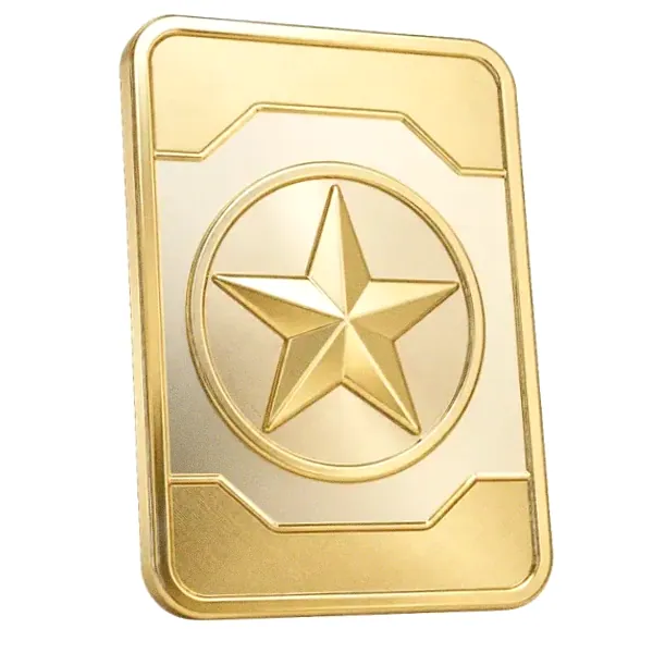 Star-emblem card — Bof